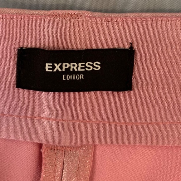 High waisted pink shimmer shorts - Picture 7 of 9